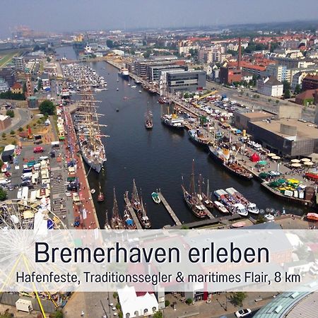 "Lilie" In Geestland-Langen, Ideal Fuer Familien & Homeoffice - Wlan & Parkplatz - 3 Zimmer, Balkon - Nahe Bremerhaven Exteriör bild