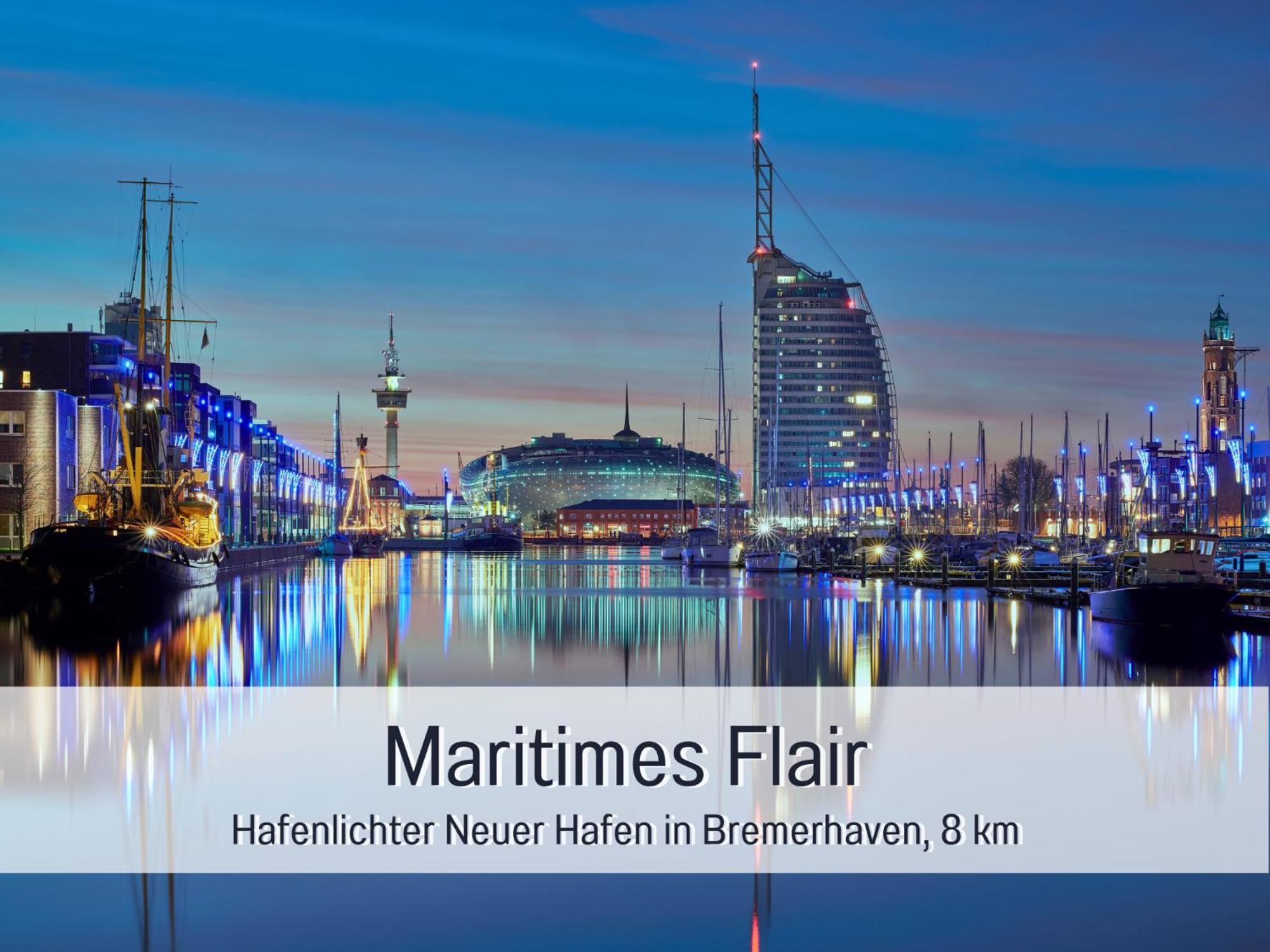 "Lilie" In Geestland-Langen, Ideal Fuer Familien & Homeoffice - Wlan & Parkplatz - 3 Zimmer, Balkon - Nahe Bremerhaven Exteriör bild